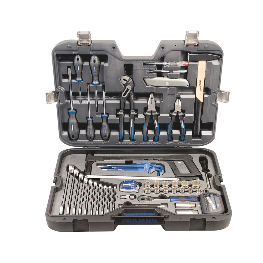 Mallette à outils industr. univ. 3/8“, 84 pièces