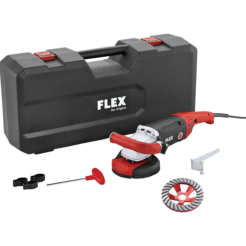 Kraftvoller 1750 Watt Sanierungsschleifer für randnahes Schleifen, 125 mm