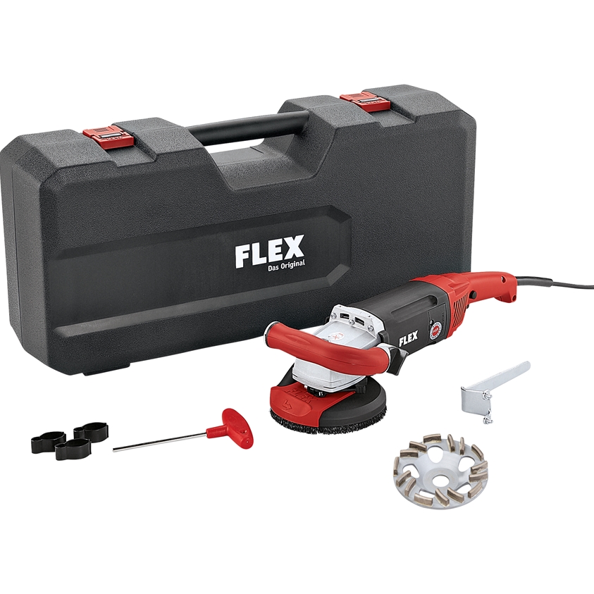 Kraftvoller 1750 Watt Sanierungsschleifer für randnahes Schleifen, 125 mm