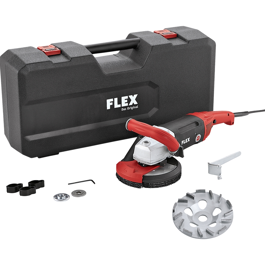 Kraftvoller 1750 Watt Sanierungsschleifer für randnahes Schleifen, 150 mm