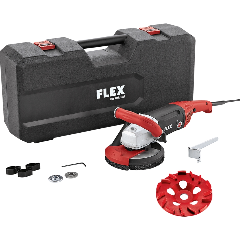 Kraftvoller 1750 Watt Sanierungsschleifer für randnahes Schleifen, 150 mm