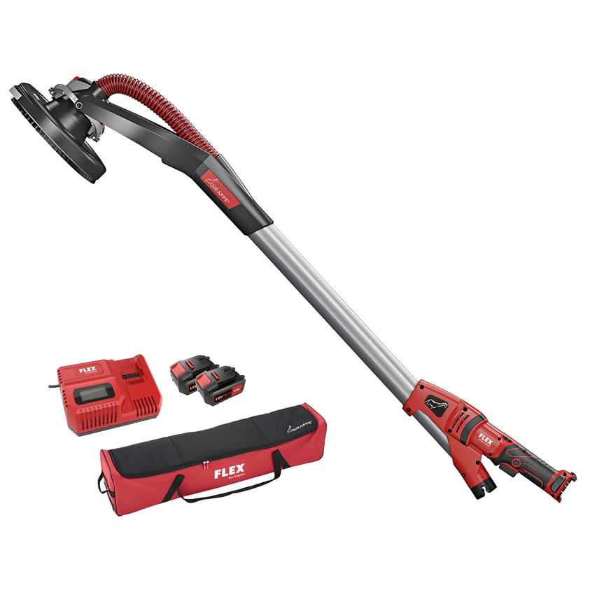 Akku Wand- und Deckenschleifer Giraffe® mit Wechselkopfsystem 18,0 V