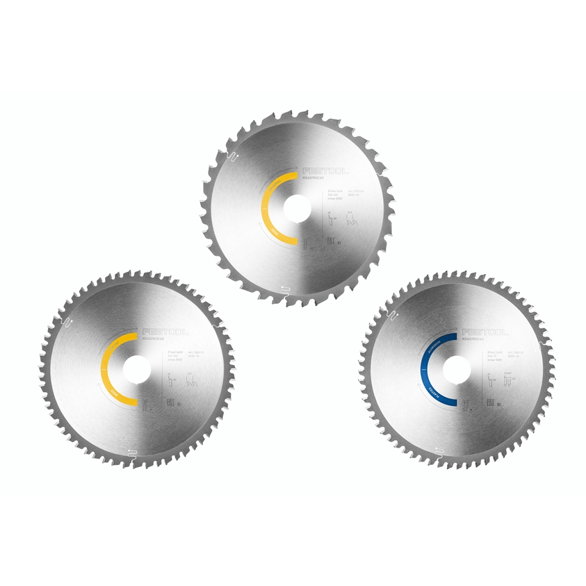 Assortiment de lames de scie circulaire KSB-SORT/3 W/A 216x2,3