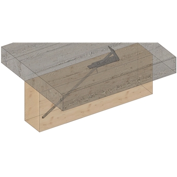 Système composite bois-béton PROFIX® PHBV-T