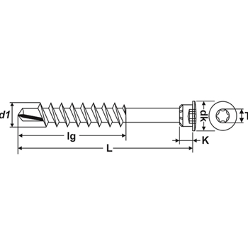 Vis pour listes de décoration PROFIX® Inox A2