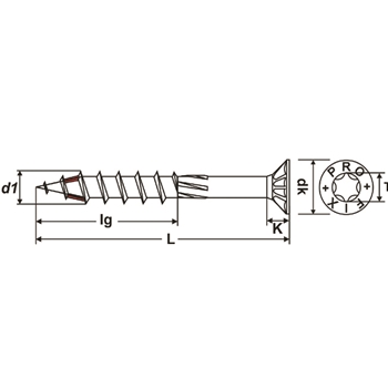 Vis pour terrasses PRO-CUT® Inox A2