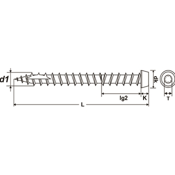 Vis pour terrasses PROFIX® Inox A4