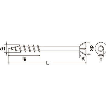 Vis pour terrasses PROFIX® Inox A2
