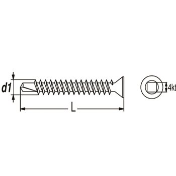 Vis autoperceuses DIN 7504P PROFIX