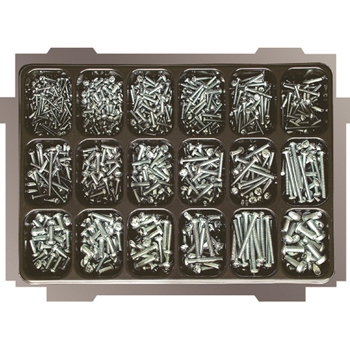 Assortiment 1 vis à tête cylindrique bombée