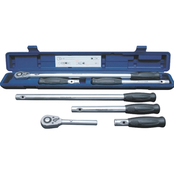 Verlängerbare Umschaltknarre mit 3 Griffen 1/2“
