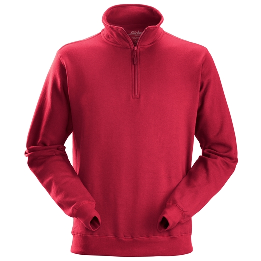 2818 Sweat-shirt demi-zippé