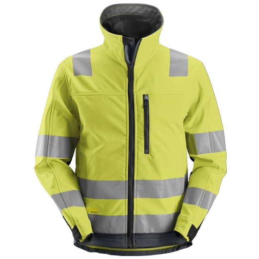 1230 AllroundWork, High-Vis-Softshell-Arbeitsjacke, Warnschutzklasse 3
