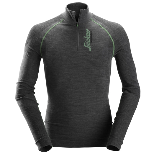 9441 FlexiWork, T-shirt à manches longues en laine de mérinos