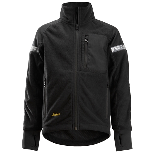 7507 AllroundWork Junior winddichte Fleece Jacke