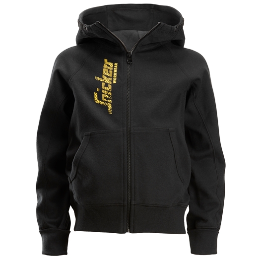 7508 Sweat à capuche zippé avec logo junior