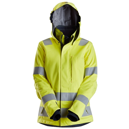 1167 ProtecWork, Veste à capuche isolée pour femme, haute visibilité, Classe 3