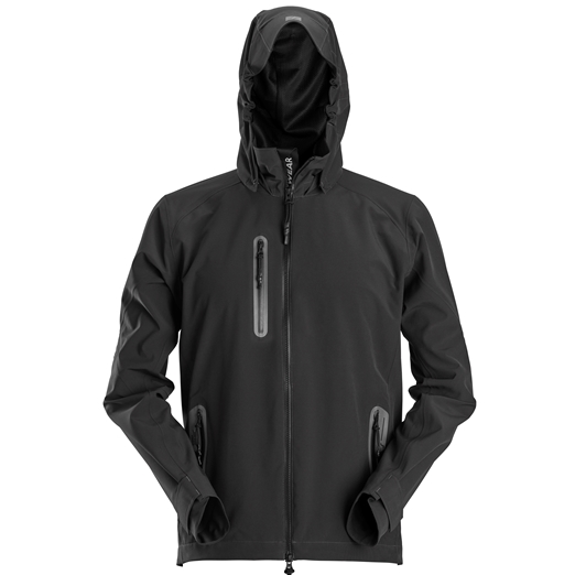 1218 Flexiwork, Wasserdichte Softshell-Jacke mit Kapuze