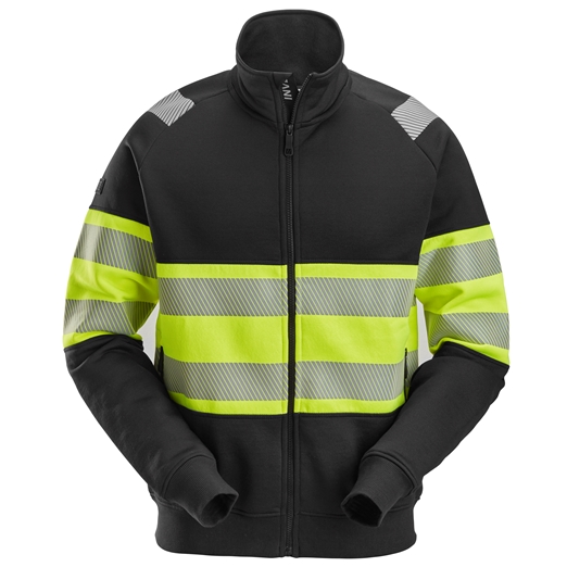 2834 High-Vis-Jacke mit durchgehendem Reissverschluss, Warnschutzklasse 1