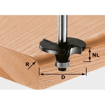 Profilfräser Radius HW mit Anlaufkugellager