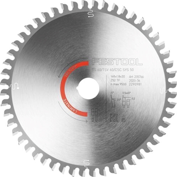 Lame de scie circulaire LAMINATE/HPL HW 168x1,8x20 TF 52