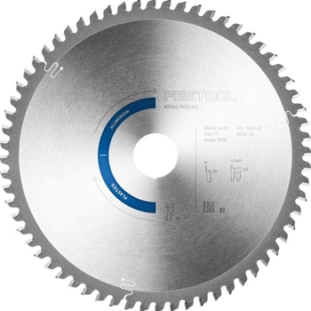 Kreissägeblatt ALUMINIUM/PLASTICS HW 216x2,3x30 TF64
