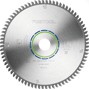 Lame de scie circulaire ALUMINIUM/PLASTICS HW 230x2,5x30 TF76