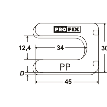 Distanzplatten PROFIX DP 45x30