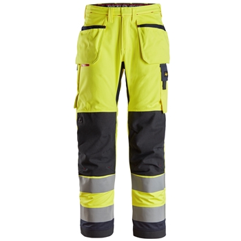 6261 ProtecWork, Pantalon de travail avec poches holster, haute visibilité, Classe 2