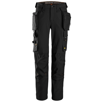 6771 AllroundWork, Damen-Vollstretchhose mit abnehmbaren Holstertaschen