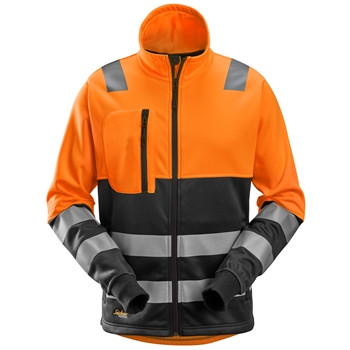 8035 AllroundWork, High-Vis-Jacke mit durchgehendem Reissverschluss, Warnschutzklasse 2