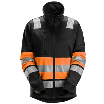 8077 High-Vis-Damenjacke mit durchgehendem Reissverschluss, Warnschutzklasse 1