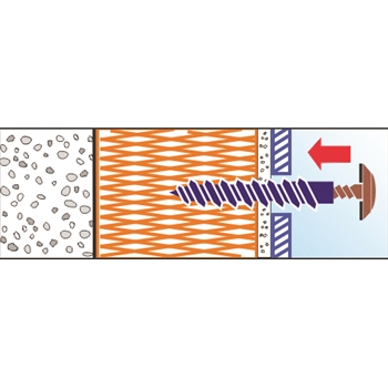 Isolationsschraubendübel verkupfert PROFIX IPS-D