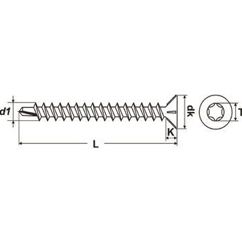 Vis Drillspan autoperceuses PROFIX
