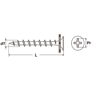 Vis pour montages rapides en bandes PROFIX G233