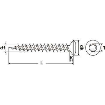 Sockelleistenschrauben PROFIX
