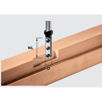 Plaquettes réversibles pour fraise à rainurer HW S12 D16/50 WP