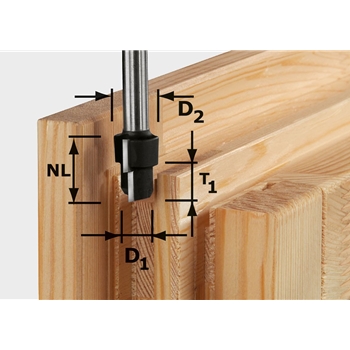 Stufenfräser HW D20,3/12,3/9,3 S12