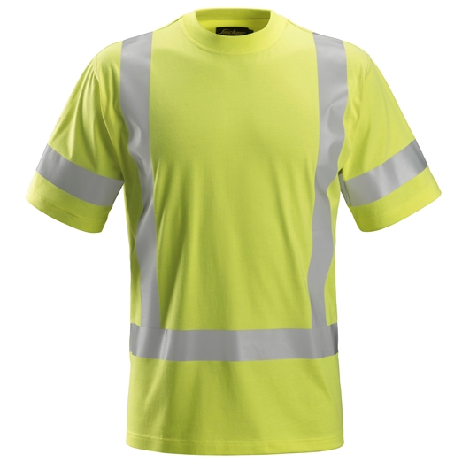 ProtecWork, T-shirt à manches courtes, haute visibilité, Classe 3